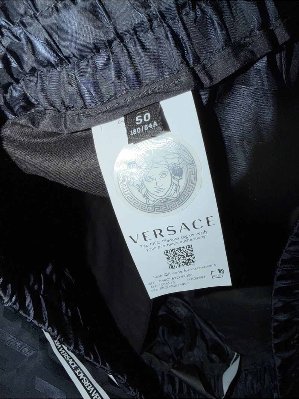 Authentic Versace Men's La Greca Trackpants